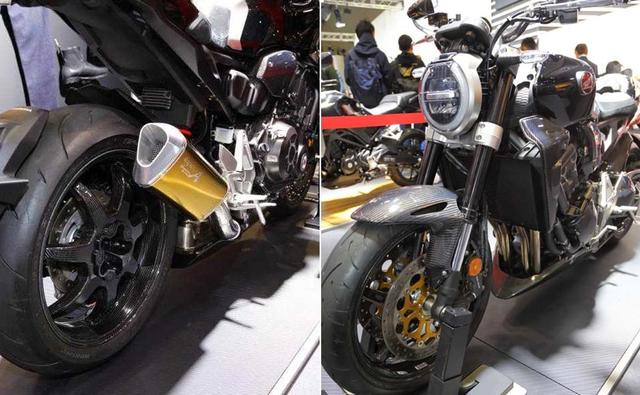 The one-off custom Honda CB1000R has liberal use of carbon fibre and was showcased at the Honda stand at the Tokyo Motorcycle Show 2018.