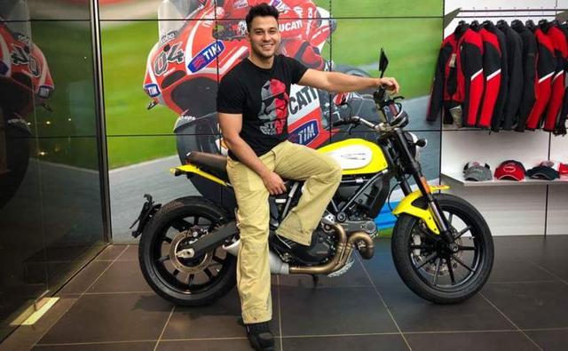 Bollywood Actor Kunal Kemmu buys a Ducati Scrambler Icon for himself.