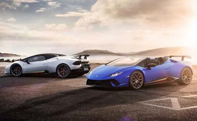 The Huracan Performante Spyder gets a 5.2-litre V10 naturally-aspirated engine which punches out 630 bhp and there's 600Nm of torque on offer.