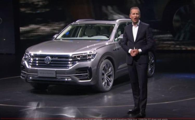 The new-generation Volkswagen Touareg has finally made its global debut. The SUV was unveiled at a special event in China where it will be launched soon. Volkswagen will also launch the new Touareg in Europe later this year. The SUV now also gets a plug-in hybrid model.