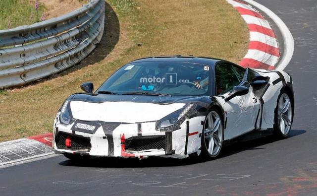 Ferrari 488 With Hybrid Engine Spied Testing In Italy