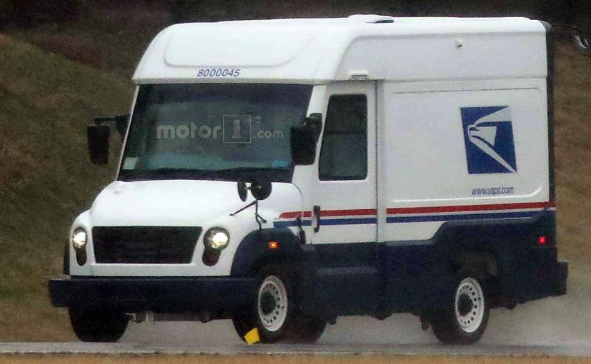 Mahindra US Postal Service Mail Truck Prototype Spied