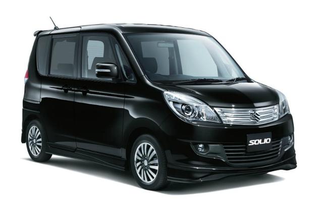 The Solio is a sub-4 metre MPV which is based on the Maruti Suzuki WagonR. It is powered by a 1.2-litre petrol hybrid engine.