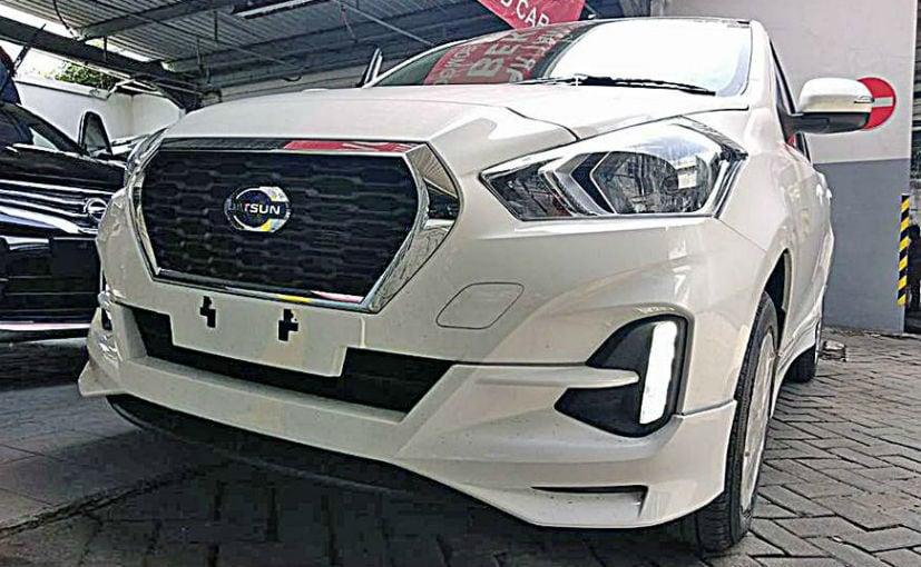 Datsun Go Facelift With CVT Spied In Indonesia