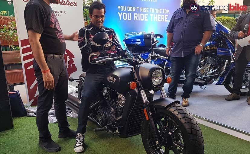 Actor Rohit Roy Trades His Honda Rune For The Indian Scout Bobber