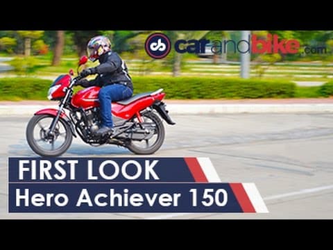 New Hero Achiever 150 First Look - NDTV CarAndBike New Hero Achiever 150 First Look - NDTV CarAndBike