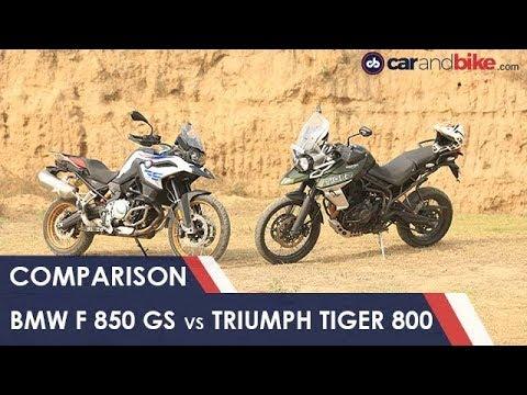 BMW F 850 GS vs Triumph Tiger 800 XCx Comparison Review | NDTV carandbike