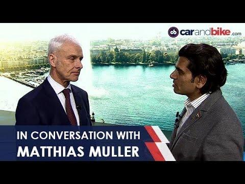 In Conversation With Matthias Muller, CEO, Volkswagen Group | NDTV carandbike