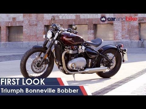 2017 Triumph Bonneville Bobber First Look - NDTV CarAndBike