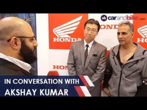 Auto Expo 2018 - In Conversation with Akshay Kumar about 2 Wheeler Safety