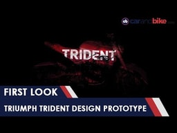 Triumph Trident Design Prototype | First Look | carandbike Triumph Trident Design Prototype | First Look | carandbike