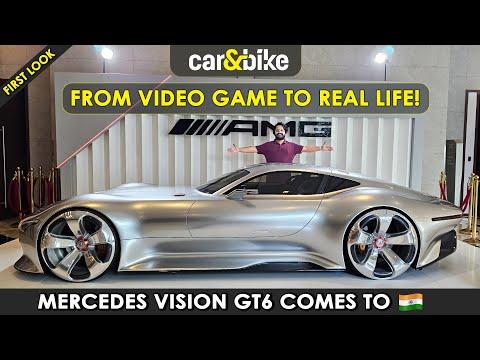 Video game star, Bruce Wayne's car! Mercedes Vision GT6 arrives in Mumbai | Walkaround