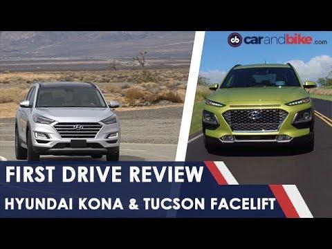 Hyundai Kona & Tucson Facelift: First Drive | NDTV carandbike
