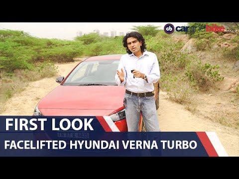 Hyundai Verna Facelift: First Look |  carandbike