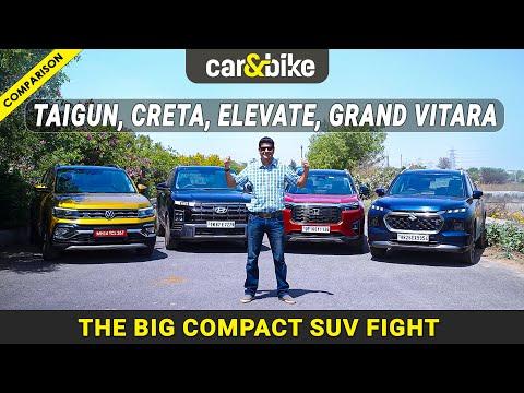 Hyundai Creta Vs Maruti Suzuki Grand Vitara, Honda Elevate & VW Taigun: Bestseller Challenged