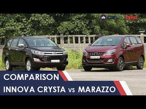 Mahindra Marazzo vs Toyota Innova Crysta: Comparison Review