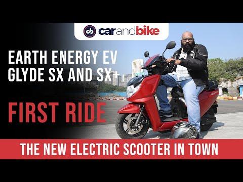 Earth Energy EV Glyde Electric Scooter First Ride Review | New Electric Scooter in Town | carandbike
