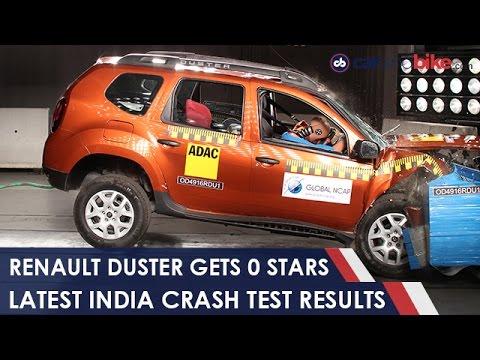 Zero Stars For Renault Duster In Global NCAP Crash Test |  Duster Crash Test | carandbike