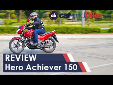New Hero Achiever 150 Review - NDTV CarAndBike New Hero Achiever 150 Review - NDTV CarAndBike