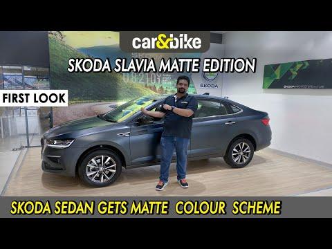 Skoda Slavia Matte Edition – The Stealth Look