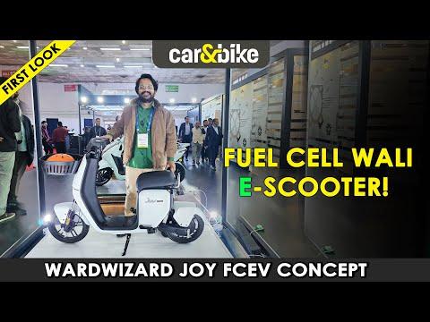 Yeh e-scooter chalegi HYDROGEN pe! | Wardwizard Joy FCEV concept unveiled | Walkaround