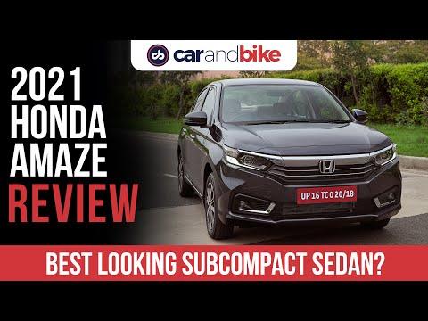 2021 Honda Amaze Facelift Review - Interior, Exterior, Performance, Specs & Features | carandbike