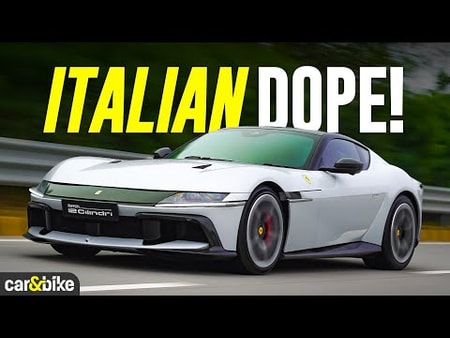 Ferrari 12Cilindri On Indian Roads: GT Coupe Sets The Pulse Racing. Ferrari 12Cilindri On Indian Roads: GT Coupe Sets The Pulse Racing.