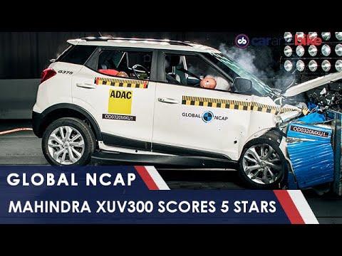 Mahindra XUV300 Scores 5 Star In Global NCAP Crash Test | Mahindra XUV300 Crash Test | carandbike