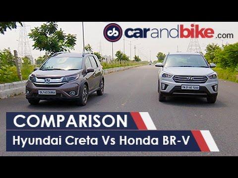 Hyundai Creta Vs Honda BR-V Comparison - NDTV CarAndBike