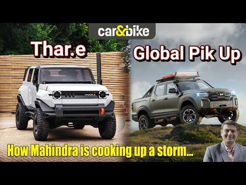 First Look: Mahindra Thar.e And Global Pik Up