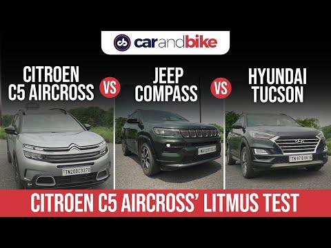 Citroen C5 Aircross vs Hyundai Tucson vs Jeep Compass: Comparison