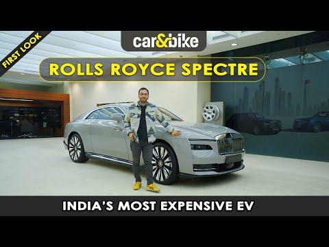 Rolls Royce Spectre- Super Luxury Goes Electric | Walkaround | carandbike