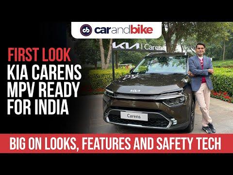 Kia Carens Makes Global Debut In India | First Look Kia Carens MPV Ready | carandbike #SVP