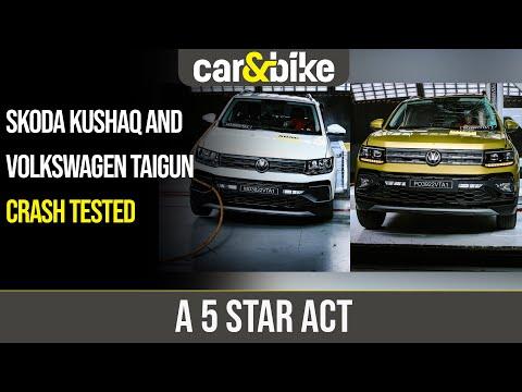 Škoda Kushaq and Volkswagen Taigun Score 5-Star In Global NCAP Test