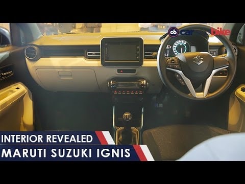 Maruti Suzuki Ignis Interior Revealed - NDTV CarAndBike Maruti Suzuki Ignis Interior Revealed - NDTV CarAndBike