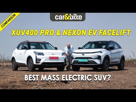 MAHINDRA XUV400 PRO Vs TATA NEXON EV FACELIFT: Electric SUVs Aamne Saamne