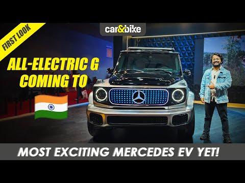 G-Wagen Goes Electric ⚡️ Mercedes Concept EQG at Bharat Mobility Expo 2024 | First Look