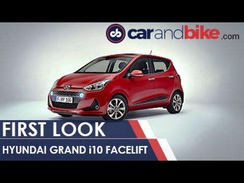 Hyundai Grand i10 Facelift First Look - NDTV CarAndBike