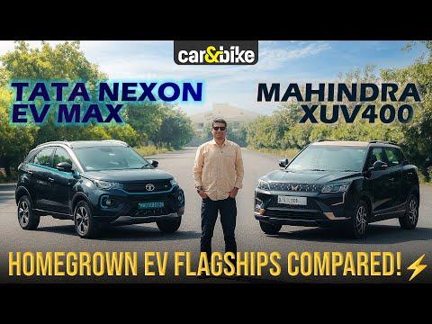World Environment Day : Tata Nexon EV Max vs Mahindra XUV400 | Which desi EV is better? | CarandBike
