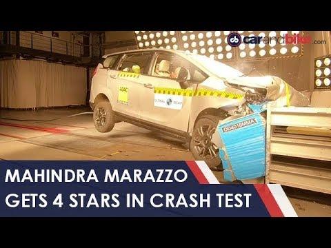 Exclusive: Mahindra Marazzo Gets 4 Stars in Crash Test | Marazzo Crash Test | carandbike