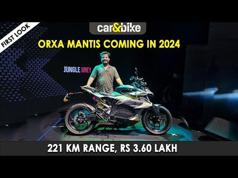 Production-Ready Orxa Mantis Electric Motorcycle: BIG battery, 200+ km range! | First Look