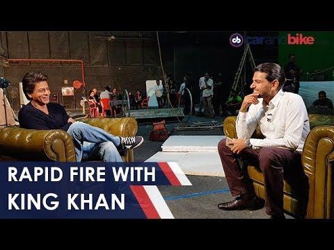 Rapid Fire With SRK | NDTV carandbike