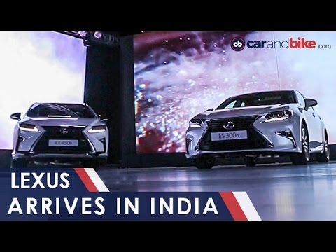 Lexus India Launch: RX 450h, ES 300h And LX 450d - NDTV CarAndBike