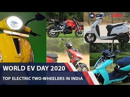Top Electric Two-Wheelers In India | World EV Day | carandbike Top Electric Two-Wheelers In India | World EV Day | carandbike
