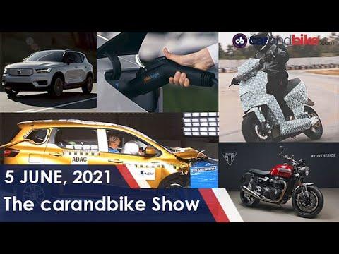 The carandbike Show - Episode 885 | Upcoming EVs | Renault Triber | 2021 Triumph Speed Twin