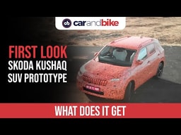 Skoda Kushaq SUV Prototype First Look Skoda Kushaq SUV Prototype First Look
