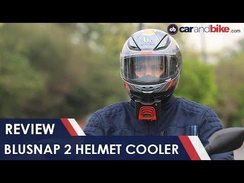 BluSnap Helmet Cooler Review | NDTV carandbike