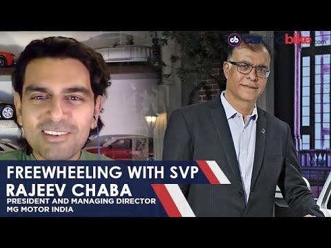 Freewheeling with SVP: Live with Rajeev Chaba, MG Motor India | carandbike