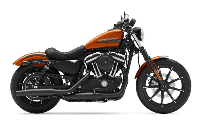 Harley-Davidson Iron 883 Scorched Orange/Silver Flux