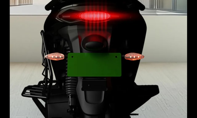 Bgauss Ruv350 Rearlook Bgauss Ruv350 Rearlook